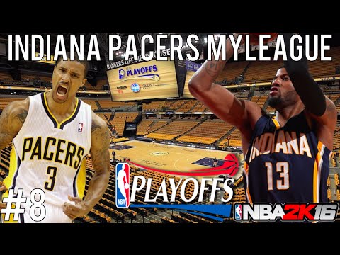 NBA 2K16 Indiana Pacers MyLEAGUE: End of Regular Season + Playoff Preview! (EP8)