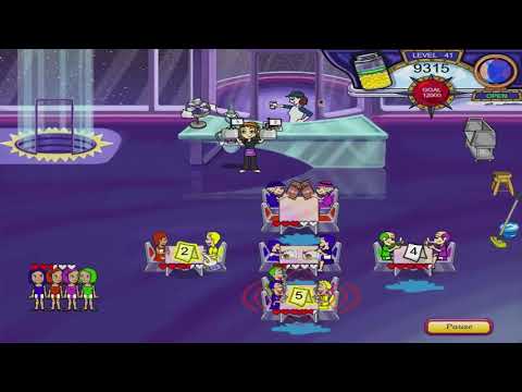 Diner Dash 3: Flo on the Go Walkthrough - Level #41 - Rocket - Four Things At Once