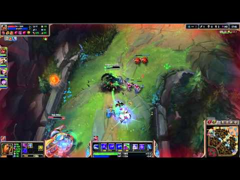 Singed or GTFO - Swain 1v2 Self Counter Gank