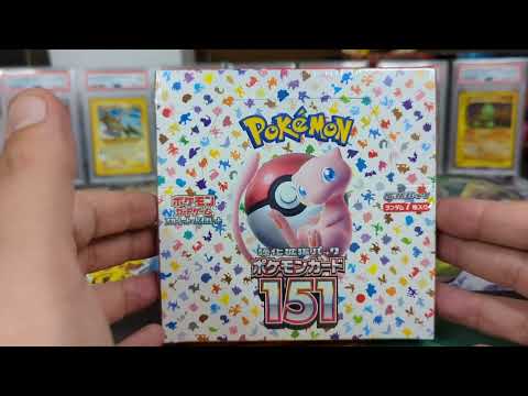 We finally got it, Japanese Pokemon 151 opening!