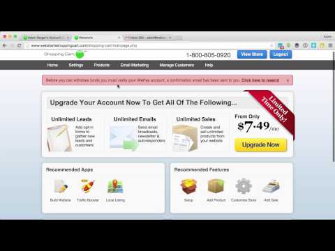 How To Setup WePay with the WebStarts Shopping Cart
