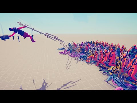SWORD CASTER GOD vs 100x ZOMBIE RAGDOLLS - Totally Accurate Battle Simulator TABS
