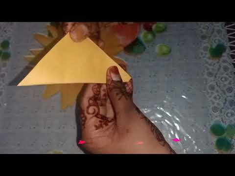 how to make flower with paper at home