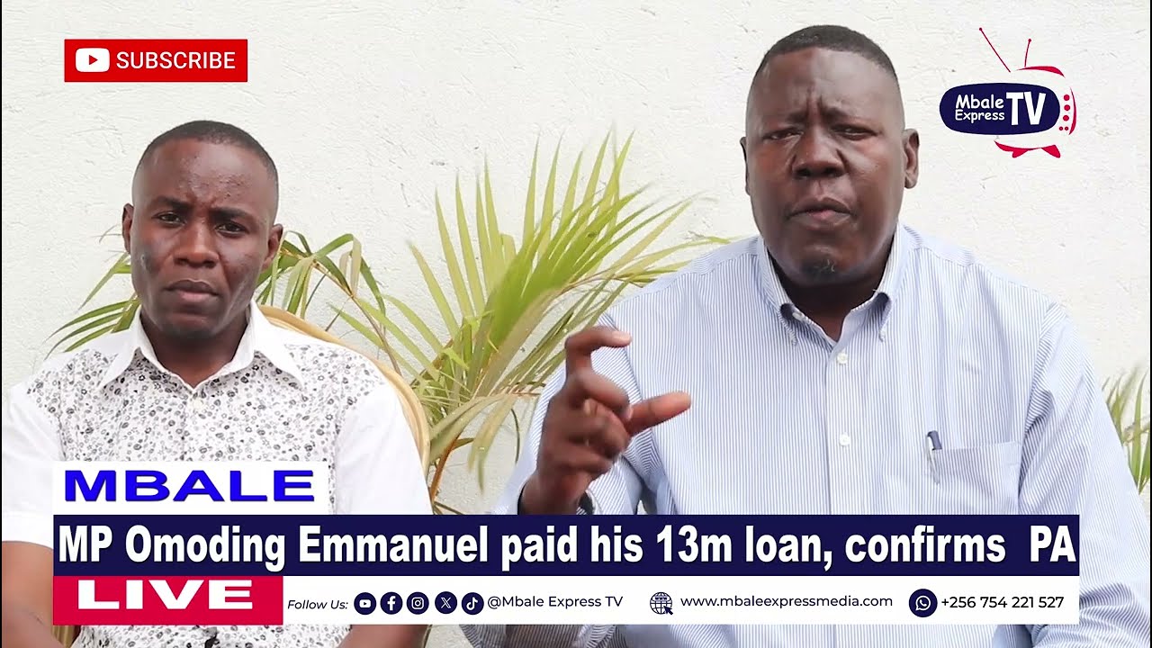 Serere MP Emmanuel Omoding denies allegations her was dragged to court over 13m shilling loan 