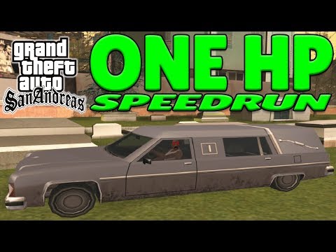 GTA San Andreas One HP Speedrun - Any%