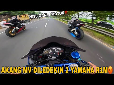 AKANG MV DILEDEKIN DUA YAMAHA R1M‼️FIXS TAHUN INI GANTI MOTOR