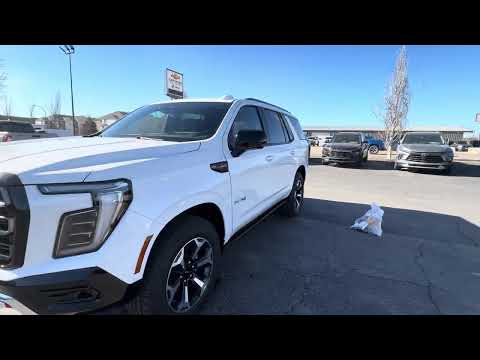 2026 GMC Yukon 4WD 4dr AT4 Ultimate in White for sale at North Star Chevrolet Buick GMC in Cranbrook, BC