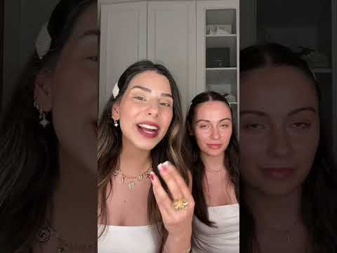 Alman arkadaşımın çantasındakilerle makyaj yapıyorum 🤍