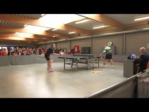 TT-Intercup 2014: Schwierz gegen Devos 5. Satz (12:14)