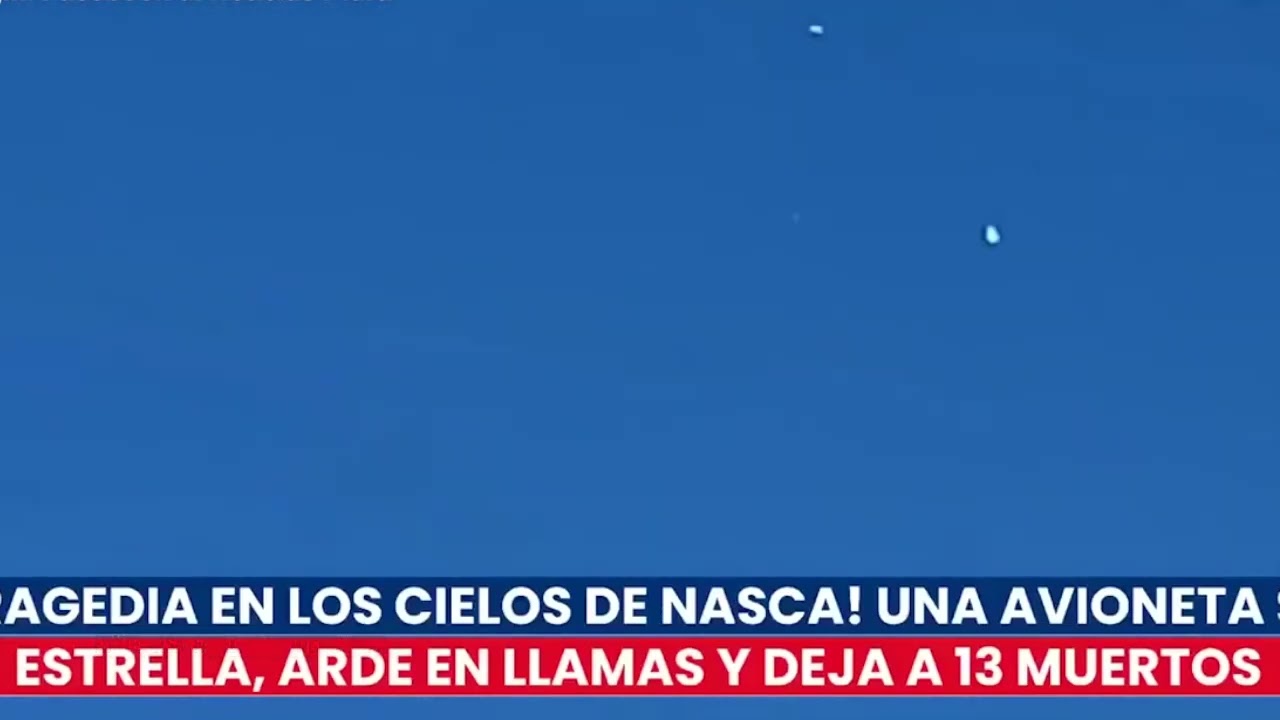 Incidente aereo in Perù: il video dell'aereo che precipita