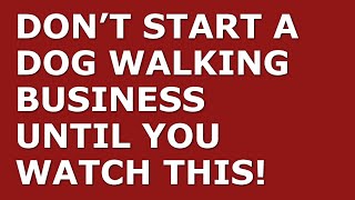 How to Start a Dog Walking Business | Free Dog Walking Business Plan Template Included