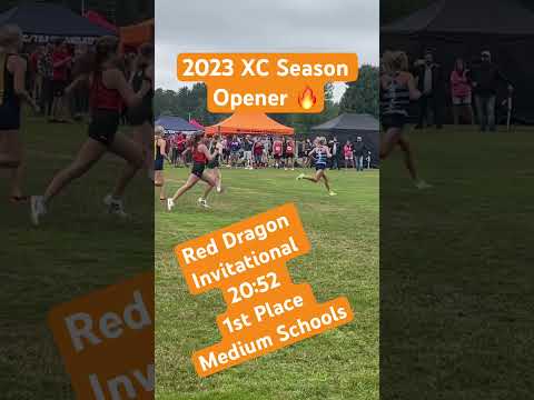 2023 XC Season Opener PR 1st Place Red Dragon Invitational Bemus Point