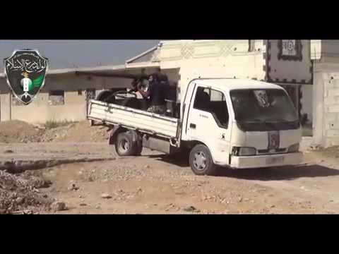 استهداف قوات النظام من قبل لواء درع الإسلام في بلدة الدير سلمان في محافظة دمشق