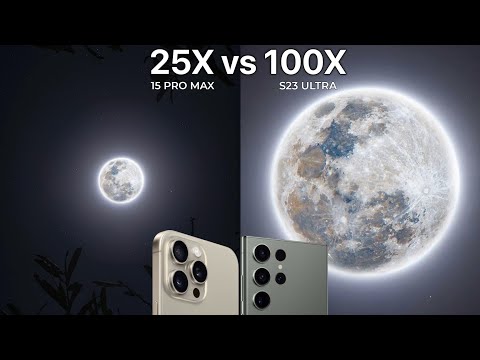 iPhone 15 Pro Max VS Galaxy S23 Ultra Live Zoom Test Comparison