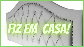 DIY RECICLAGEM CABECEIRA CAPITON  DE PAPELO  #FAAVCMESMO  #CABECEIRA #RECICLAGEM