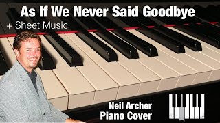 As If We Never Said Goodbye - Elaine Paige / Sunset Boulevard - Piano Cover
