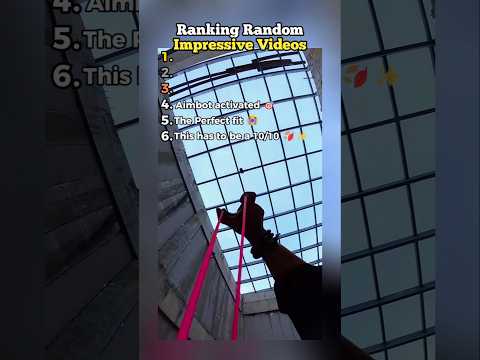 Ranking Impressive Videos 👍 #epic #skill