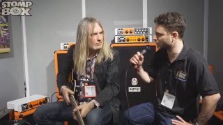 Video thumbnail for Orange 4 Stroke 500 Bass Amplifier Head Demo at Namm 2016 by StompboxTV