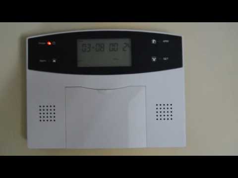 (Earykong) How to test the PSTN GSM alarm system network