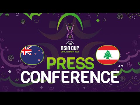 New Zealand v Lebanon - Press Conference | FIBA Asia Cup 2025
