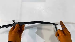 2023-2025 Toyota Prius Hybrid, Prius Prime Wiper Blade Refill Insert Replacement Instructions