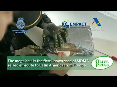 Police intercept 56 kg of MDMA in Spain destined for South America