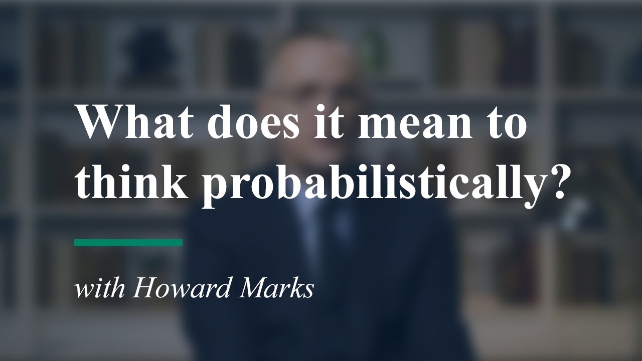 Part Five: What does it mean to think probabilistically?