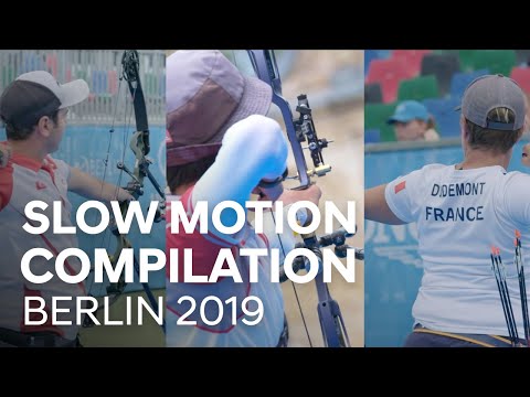 Slow motion compilation | Berlin 2019 Hyundai Archery World Cup stage 4