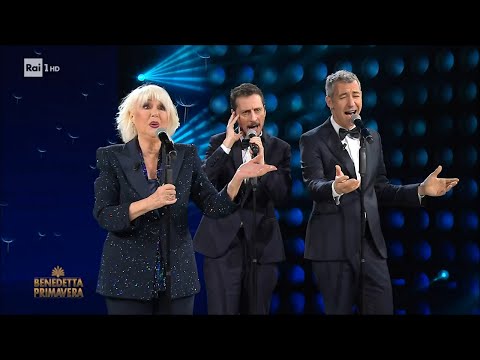 Loretta Goggi con  Luca e Paolo cantano  "Donna" - Benedetta Primavera 24/03/2023