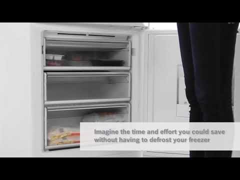 Bosch Freestanding Fridge Freezer Low Frost KGE49AICAG - Stainless Steel Look Video 5