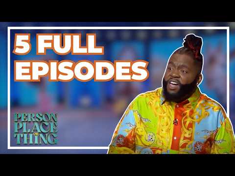 Season 2 MARATHON! Episodes 102-106 | Person Place or Thing Game Show with Melissa Peterman