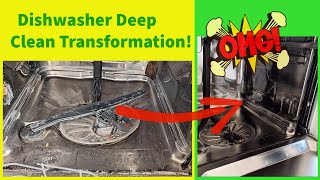 Preview of Wow Results: Dishwasher Deep Clean Transformation!.