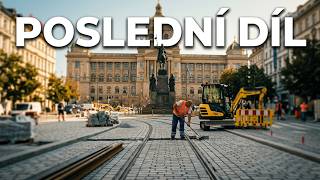 🚋⛏👀😀 Rekonstrukce tramvajové trati na Václavském náměstí (28. 8. – 9. 