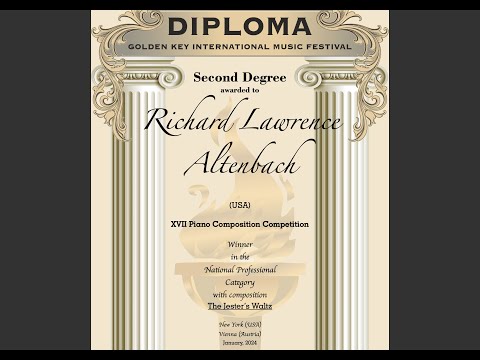 Richard Altenbach "The Jesters Waltz" performed by Anna Leyerer