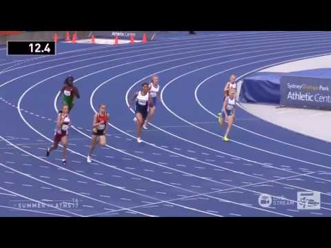 U13 Girls 200m - Final 1 - Asics Australian Little Athletics Championships 1