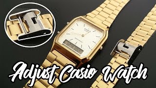 How To Adjust Casio Watch Band