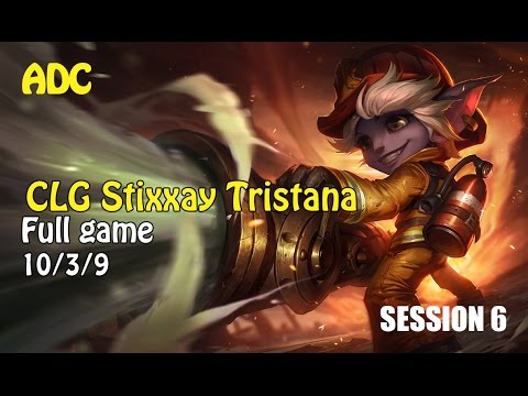 CLG Stixxay Tristana vs Ezreal Bot Lane Ranked Challenger Korea Full Game