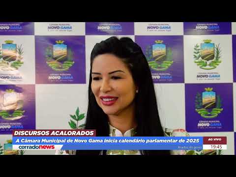 JUAREZ CARNEIRO - A Câmara Municipal de Novo Gama inicia calendário parlamentar de 2025