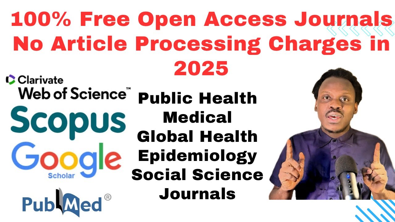 100% Free Open Access Health Journals (Scopus & Web of Science)