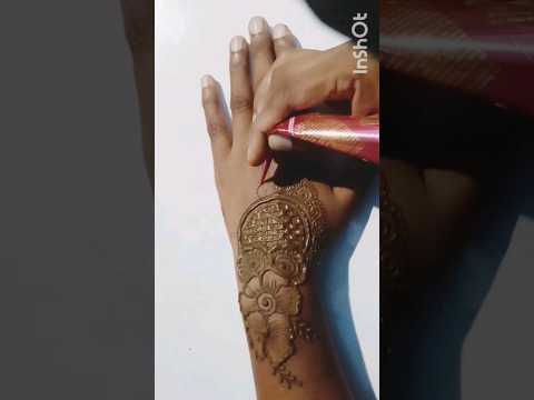 Easy simple mehndi Design#youtubeshort #mehandi  #short😍