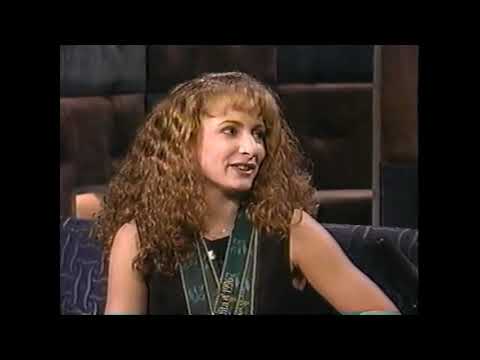 Shannon Miller interview with Conan O Brien after winning GOLD at the 1996 Atlanta Olympics