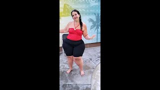 BBW CURVY BETH yep im wearing a red bikini...