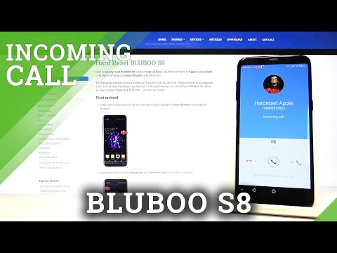 BLUBOO S8 Incoming Call & Default Ringtone