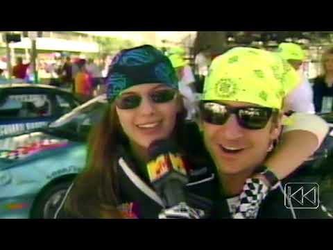 Jack Russell and Kari Wuhrer at MTV's Maximum Speed Sunday 1990