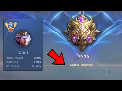 TOP 1 GLOBAL CLINT WINNING ALL THE 10 PLACEMENT MATCHES!!😱 | CLINT BEST BUILD 2023