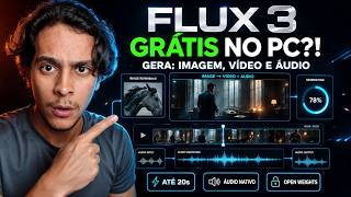 NOVO FLUX 3: Gera VÍDEOS com ÁUDIO e Vai Ter Versão GRÁTIS!