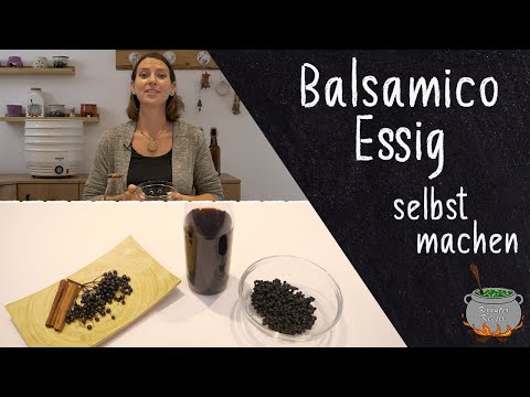Holunderbeeren Balsamico Essig selber machen 🍇 Schritt-für-Schritt Anleitung