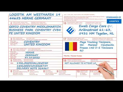 How to fill in a CMR?