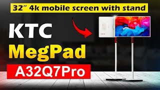 THIS PORTABLE 32" 4K DISPLAY KTC MEGAPAD is SECRETLY a TABLET?! 🤯 | GET YOURS | THE DYNAMIC FAMILY