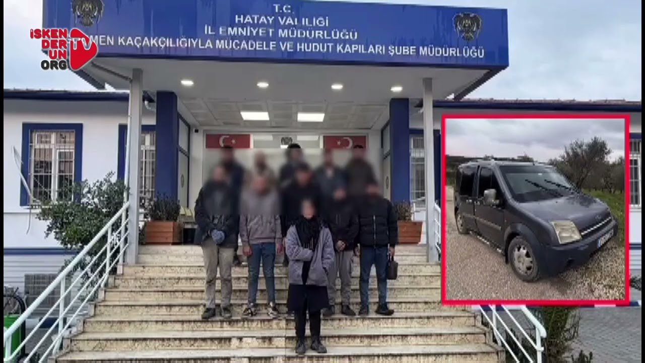 Hatay’da Göçmen Kaçakçılığı Operasyonu…
